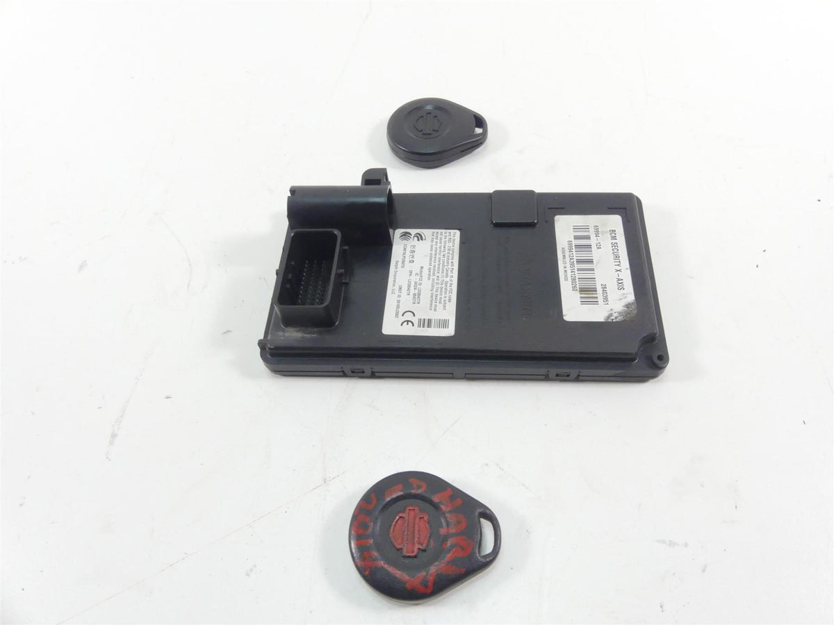 2014 Harley FXDF Dyna Fat Bob Bcm Security X-Axis & Fob Key Set 69994-12A {{ shop.shopifyCountryName }} - Mototech271