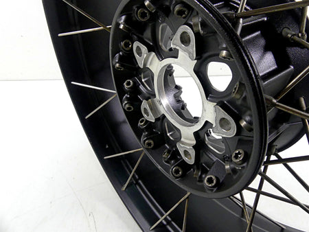 2016 BMW R1200GS Adv K51 Rear Wheel Rim Spoke Black 17x4.5 -Read 36318526651 {{ shop.shopifyCountryName }} - Mototech271