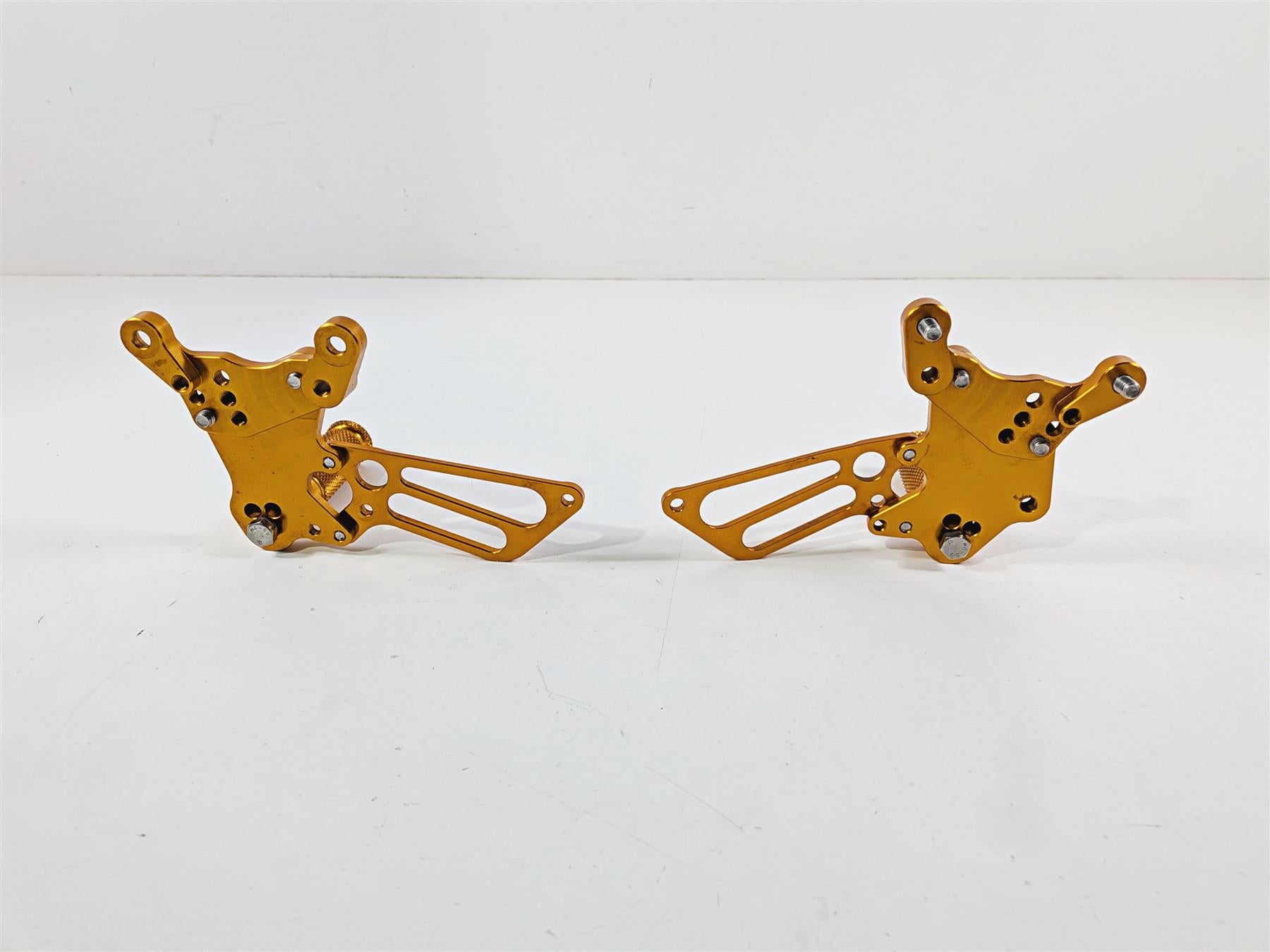 2007 Mv Agusta F4 1000R 312 Golden Aftermarket Foot Peg Rearset-Mototech271