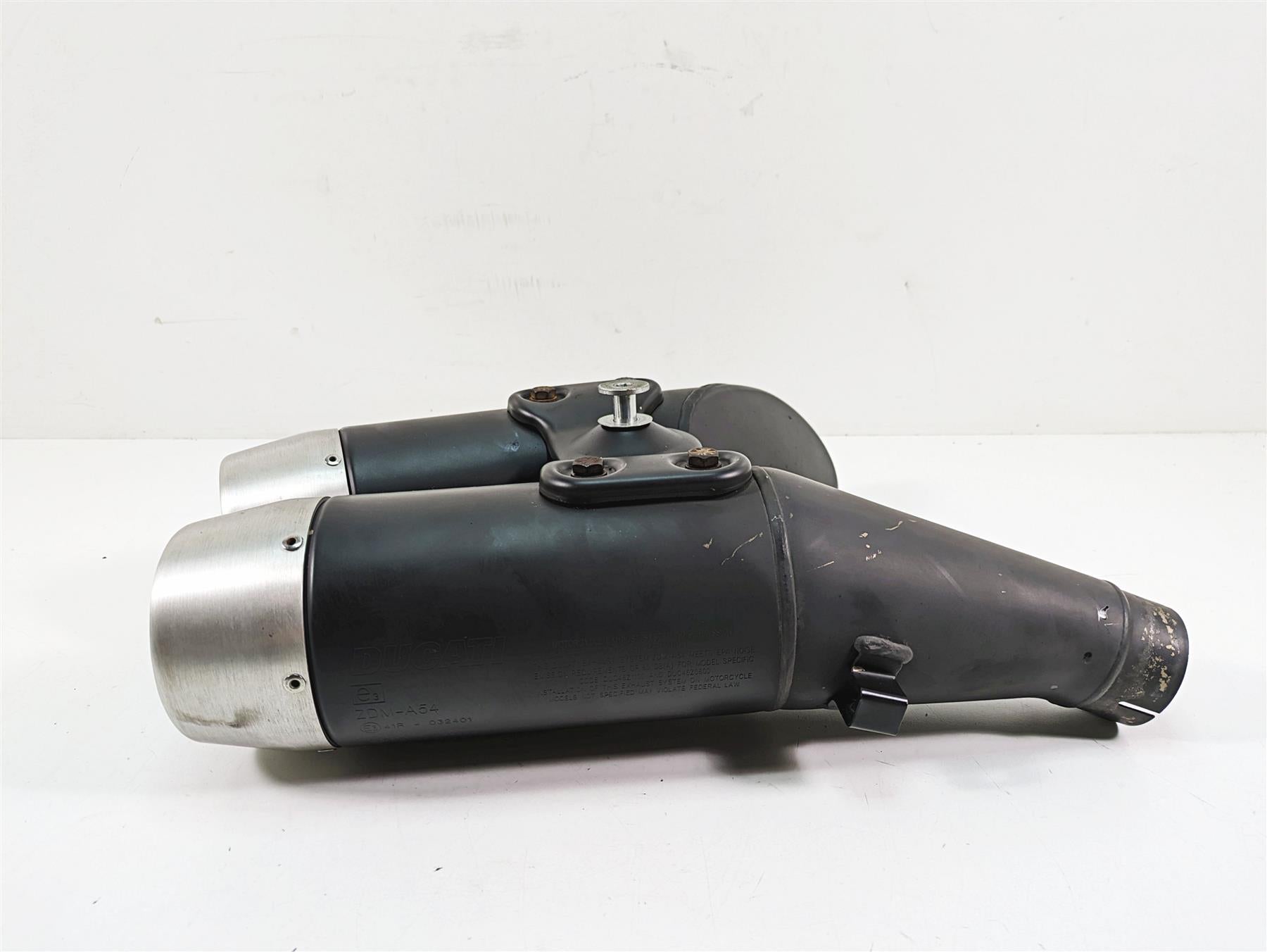 2011 Ducati Hypermotard 1100 Evo SP Stock Exhaust Muffler Pipe 57411052A {{ shop.shopifyCountryName }} - Mototech271