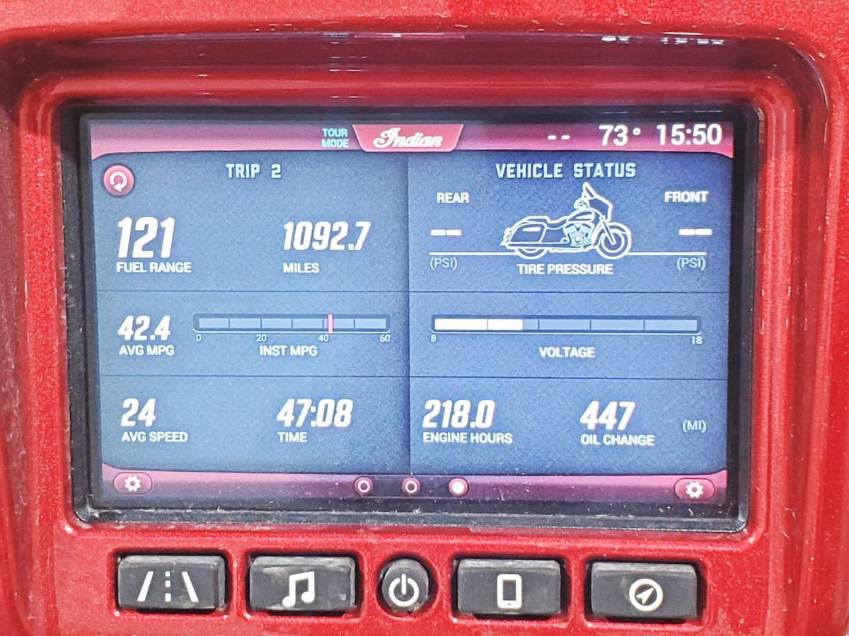 2019 Indian Chieftain Limited 7" TFT Center Display Screen Dash 3280788 3280839 {{ shop.shopifyCountryName }} - Mototech271