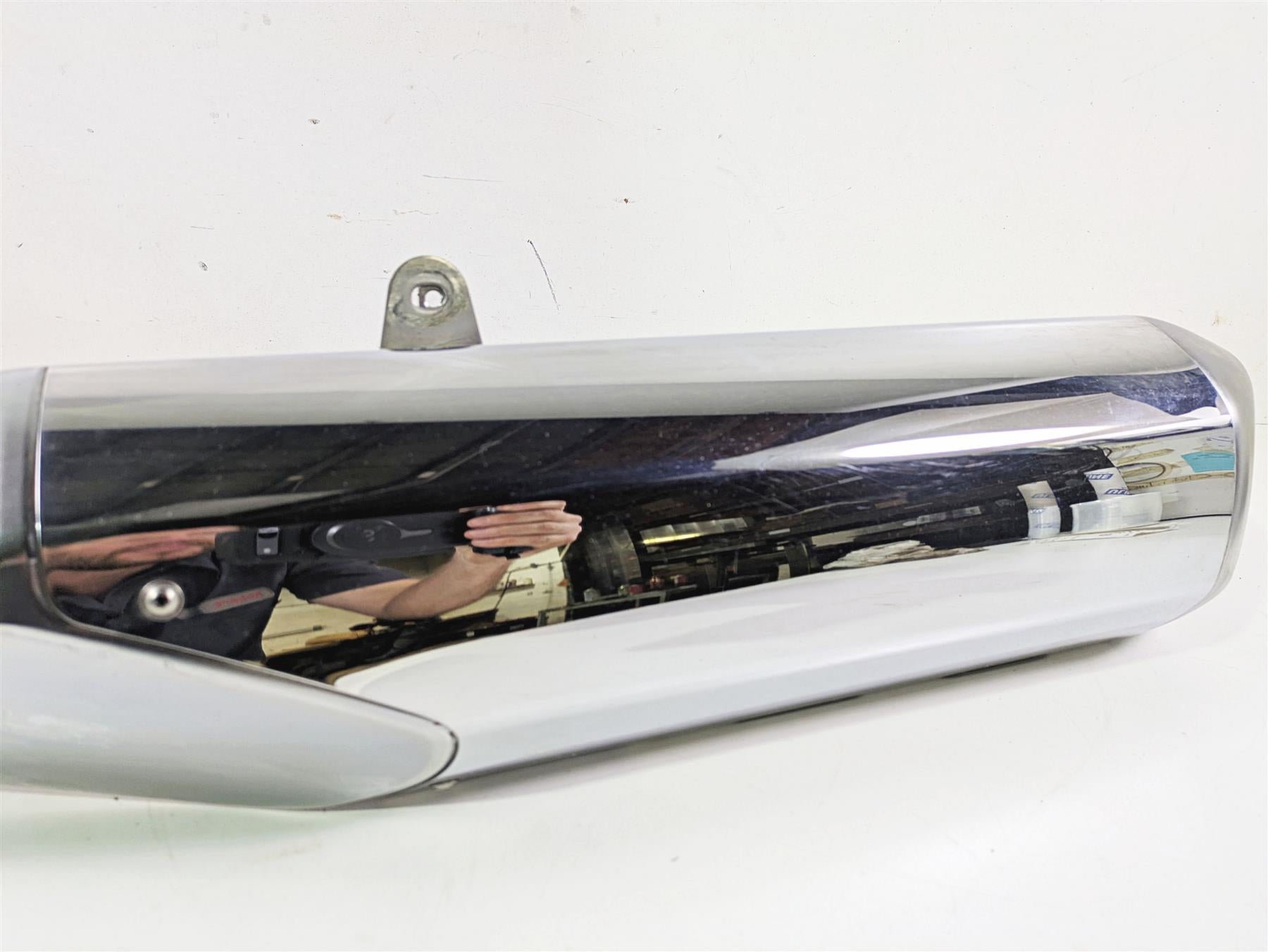 2014 BMW K1600 GTL K48 Left Exhaust Pipe Muffler Silencer Chrome 18127723444 {{ shop.shopifyCountryName }} - Mototech271