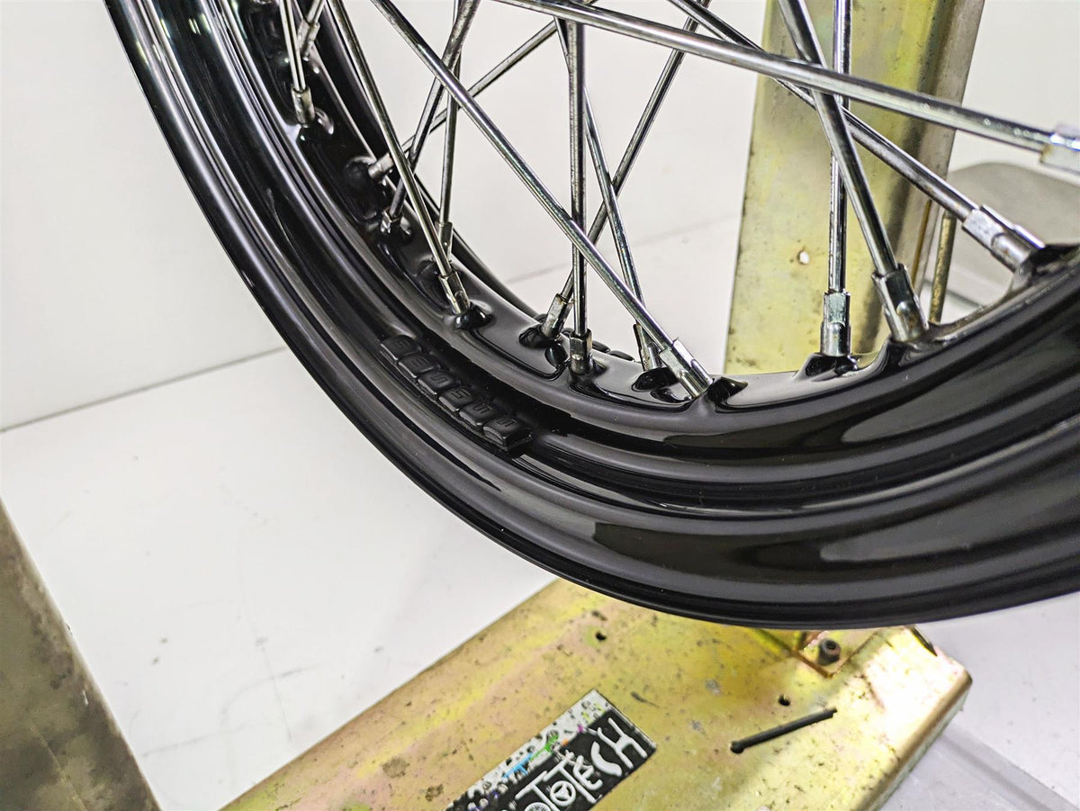 2017 Harley FLS Softail Slim Straight 16x3 Spoke Rear Wheel Rim 55109-12 {{ shop.shopifyCountryName }} - Mototech271