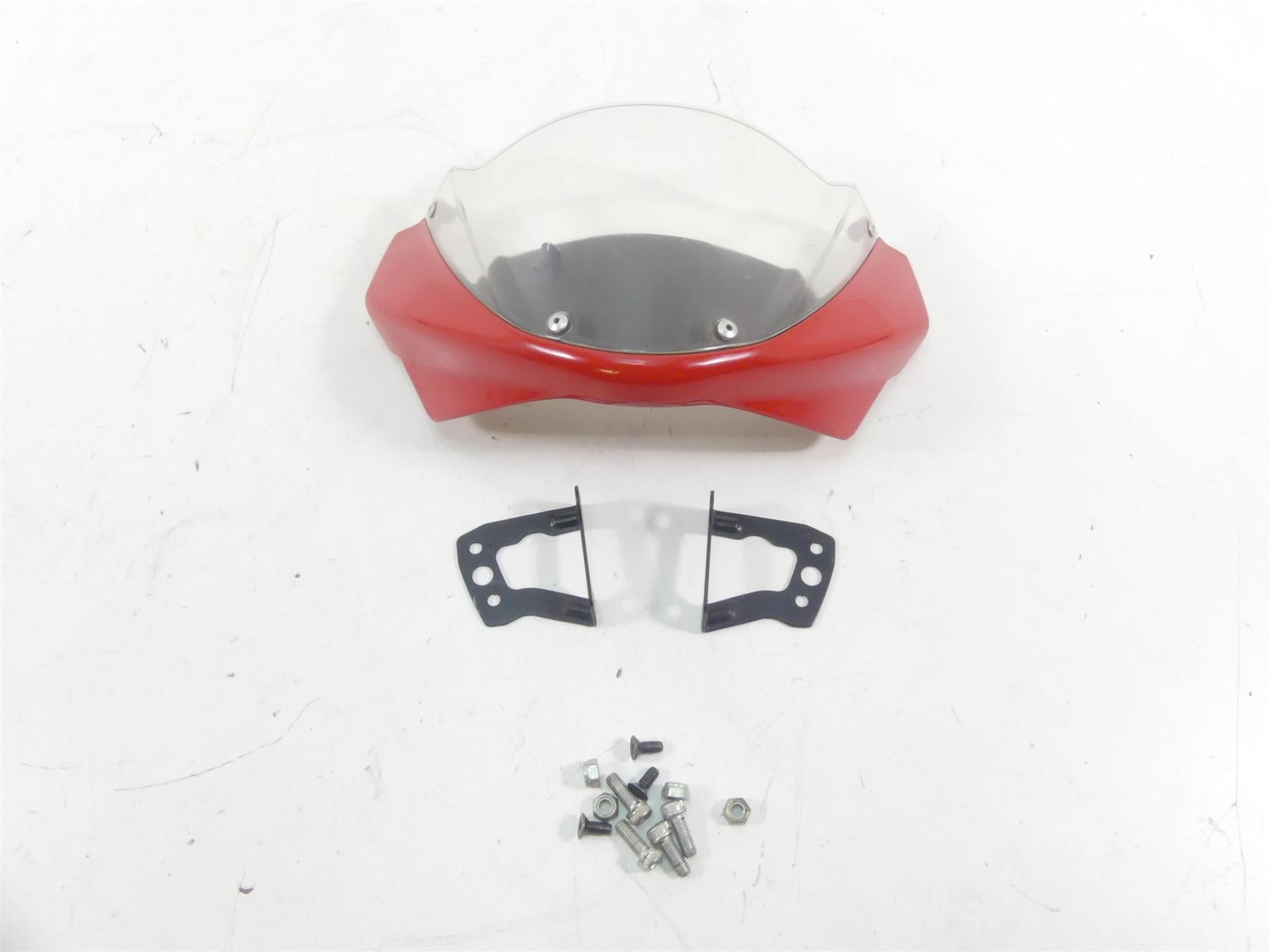 2009 Ducati Monster 1100 S Front Upper Visor Windshield Fly Screen Set 48130531A | Mototech271