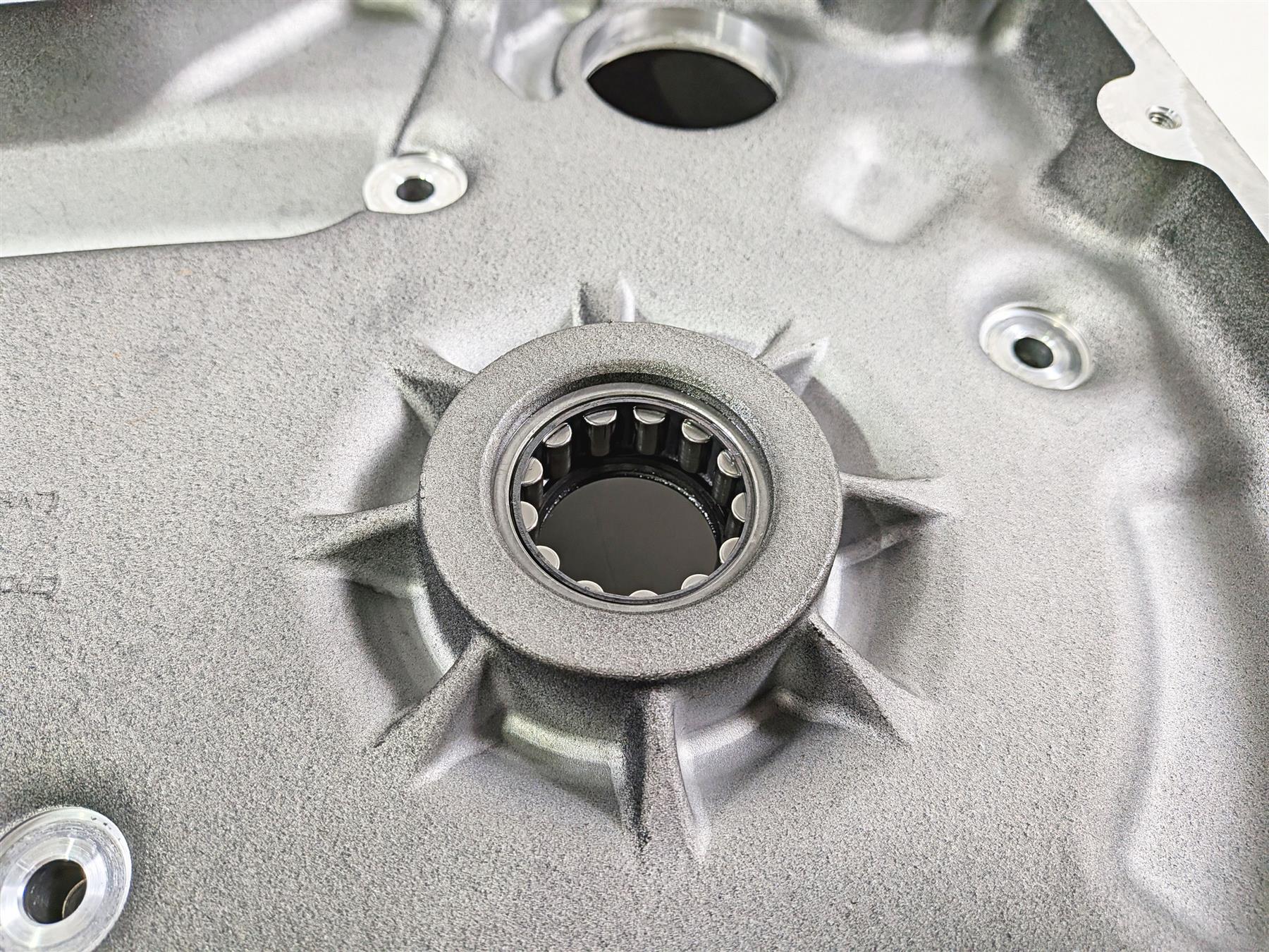 2009 Harley FXCWC Softail Rocker Inner Primary Drive Clutch Cover 60701-08 {{ shop.shopifyCountryName }} - Mototech271
