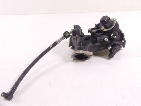 2009 Harley FXCW Softail Rocker Throttle Body Bodies Fuel Injectors 27708-06 {{ shop.shopifyCountryName }} - Mototech271