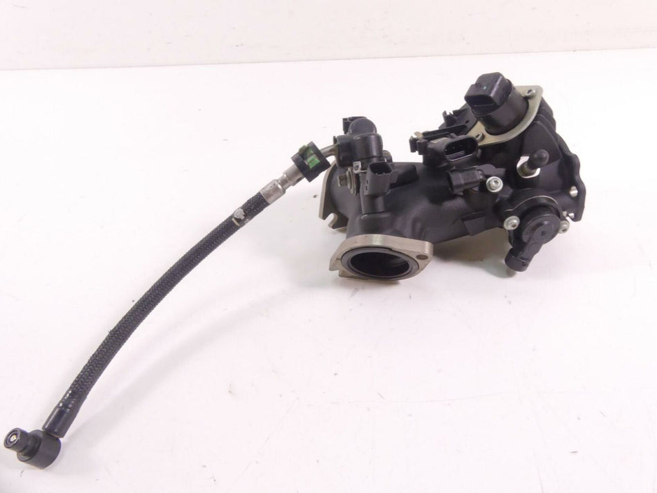 2009 Harley FXCW Softail Rocker Throttle Body Bodies Fuel Injectors 27708-06 {{ shop.shopifyCountryName }} - Mototech271