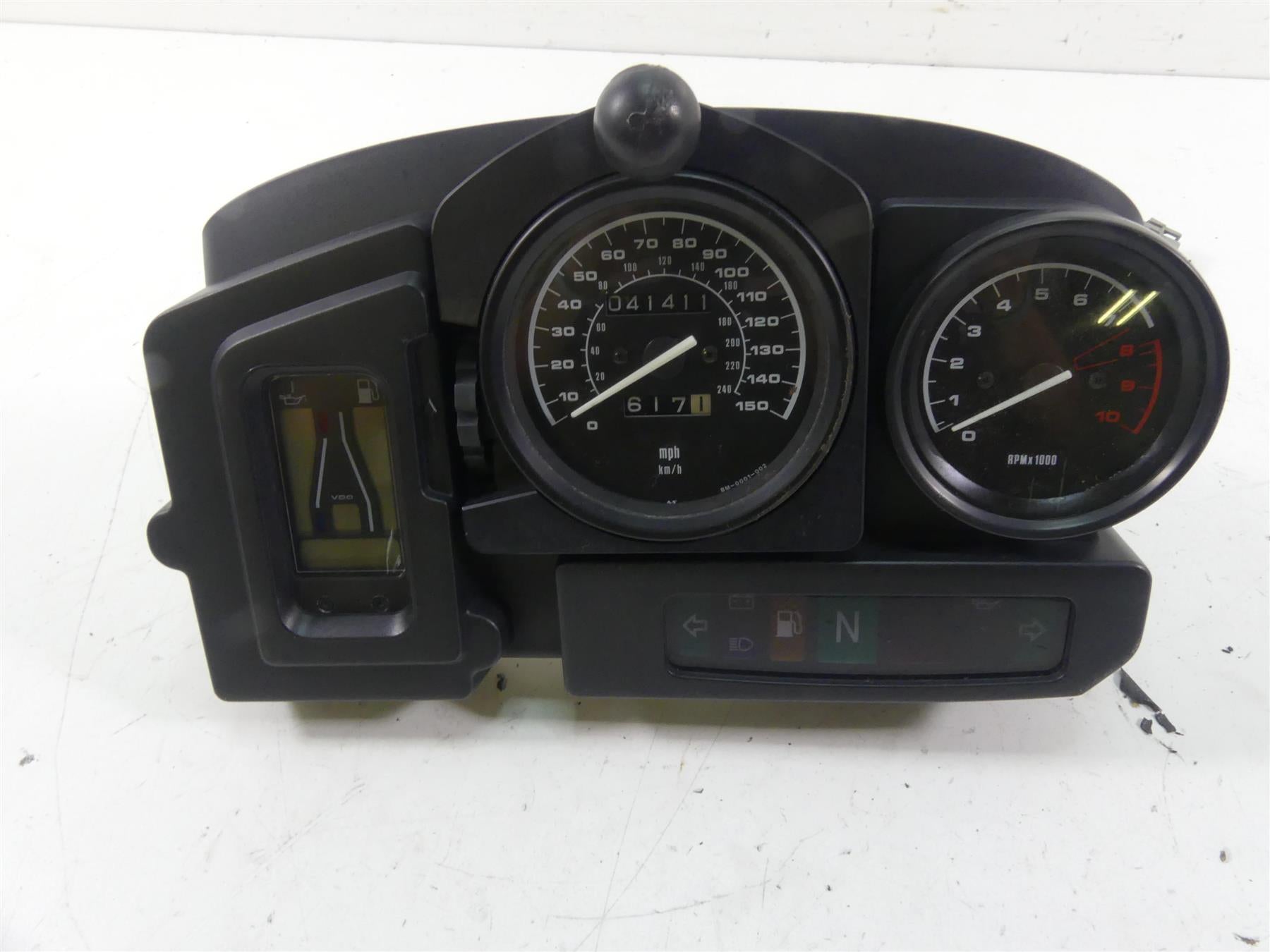 2003 BMW R1150 GS R21 Speedometer Gauges Instrument 41K + Wiring 62132350607 {{ shop.shopifyCountryName }} - Mototech271