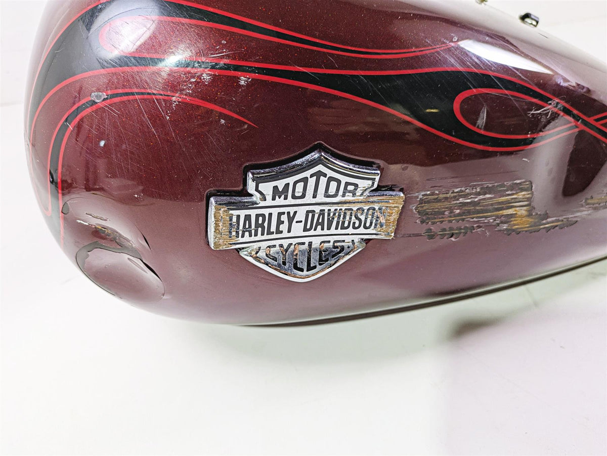 2008 Harley FXCWC Softail Rocker Fuel Gas Petrol Tank Crimson Red -Dent 62105-08 {{ shop.shopifyCountryName }} - Mototech271