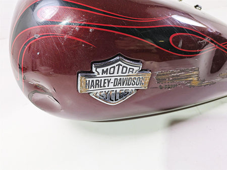2008 Harley FXCWC Softail Rocker Fuel Gas Petrol Tank Crimson Red -Dent 62105-08 {{ shop.shopifyCountryName }} - Mototech271