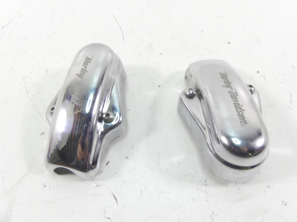 2004 Harley Softail FXSTD SE CVO Deuce Rear Chrome Axle Nut Covers 44500-03B {{ shop.shopifyCountryName }} - Mototech271