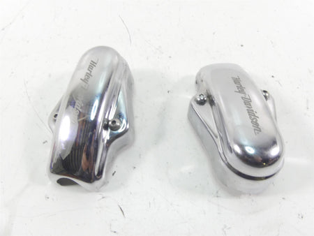 2004 Harley Softail FXSTD SE CVO Deuce Rear Chrome Axle Nut Covers 44500-03B {{ shop.shopifyCountryName }} - Mototech271