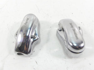 2004 Harley Softail FXSTD SE CVO Deuce Rear Chrome Axle Nut Covers 44500-03B