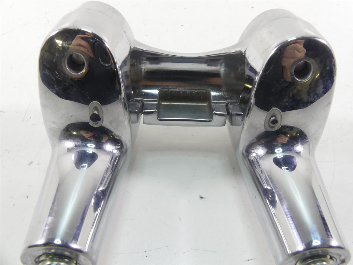 2015 Harley FLD Dyna Switchback Handlebar Chrome Riser Holder Set 55900005 {{ shop.shopifyCountryName }} - Mototech271