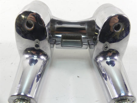 2015 Harley FLD Dyna Switchback Handlebar Chrome Riser Holder Set 55900005 {{ shop.shopifyCountryName }} - Mototech271