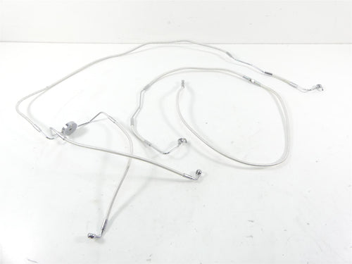 2012 Harley Touring FLHX Street Glide Front Ape Hanger Abs Brake Lines 40612-09 | Mototech271