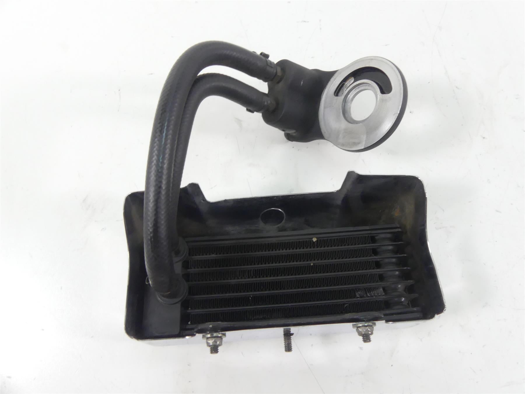 2007 Harley Touring FLHR SE CVO Road King Oil Cooler Radiator + Adapter 63068-07 {{ shop.shopifyCountryName }} - Mototech271