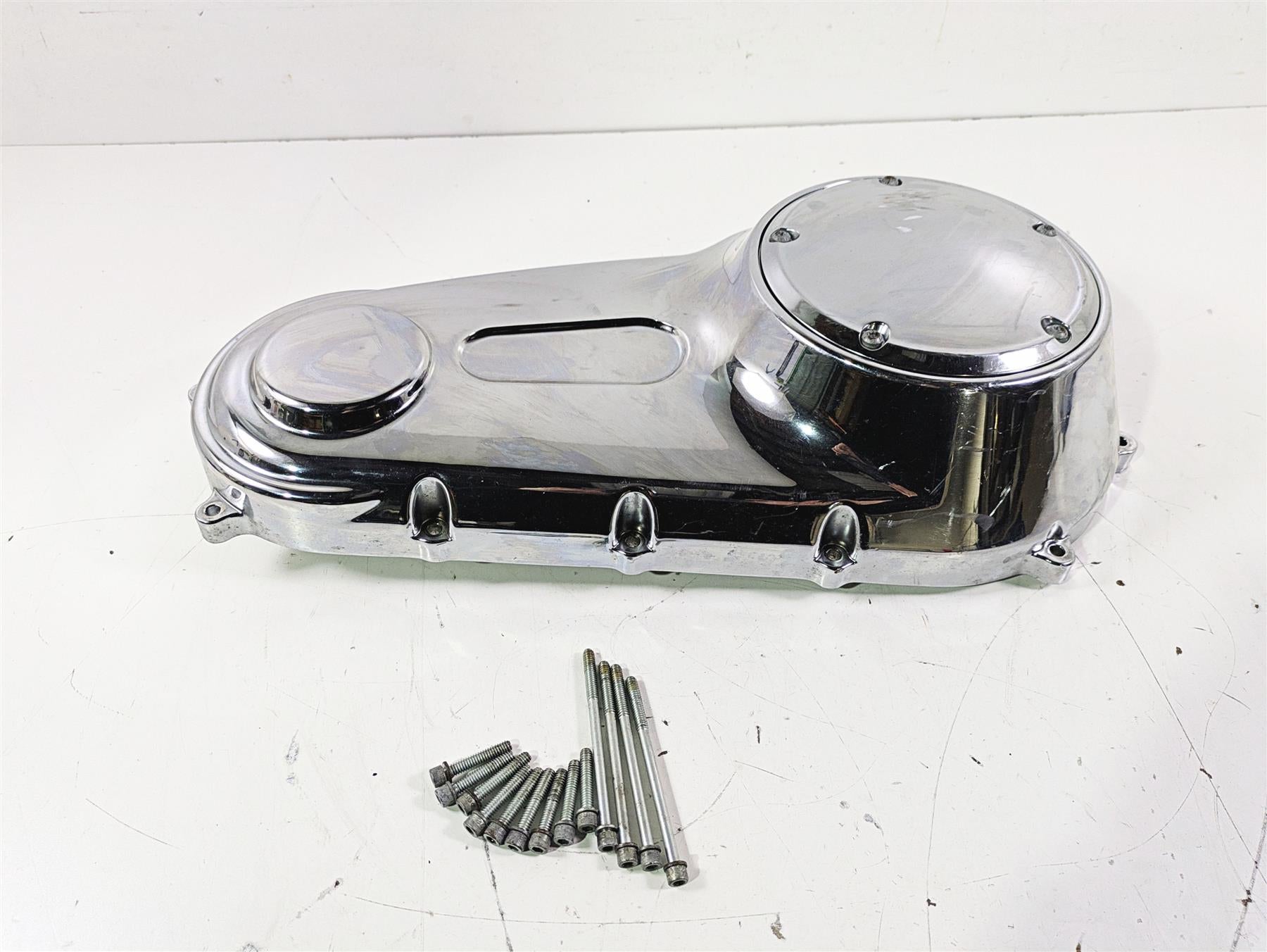 2007 Harley FXDWG Dyna Wide Glide Outer Primary Drive Clutch Cover 60784-06 {{ shop.shopifyCountryName }} - Mototech271