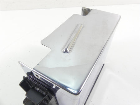 2005 Harley Dyna FXDLI Low Rider Battery Tray Holder Chrome Cover Lid 66375-97 {{ shop.shopifyCountryName }} - Mototech271