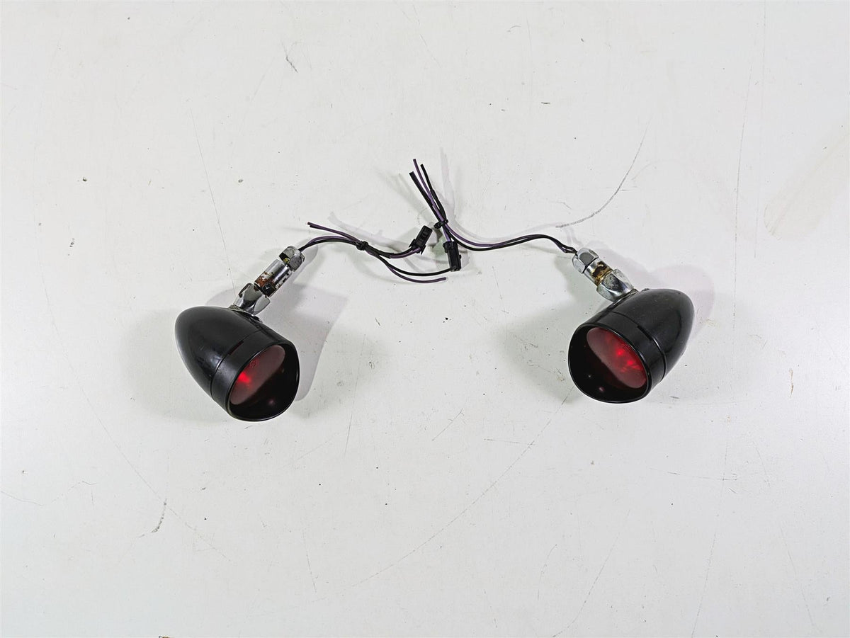 2008 Harley FLSTSB Cross Bones Rear Bullet Turn Signal Set - Read 69934-08 {{ shop.shopifyCountryName }} - Mototech271