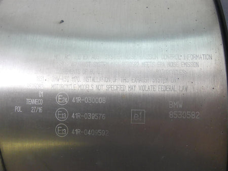 2017 BMW R1200GS GSW K50 Oem Exhaust Pipe Muffler Silencer 18518525082 {{ shop.shopifyCountryName }} - Mototech271