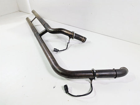 2020 Harley Softail FXST Standard Straight Home Made Drag Pipes Slash Cut {{ shop.shopifyCountryName }} - Mototech271