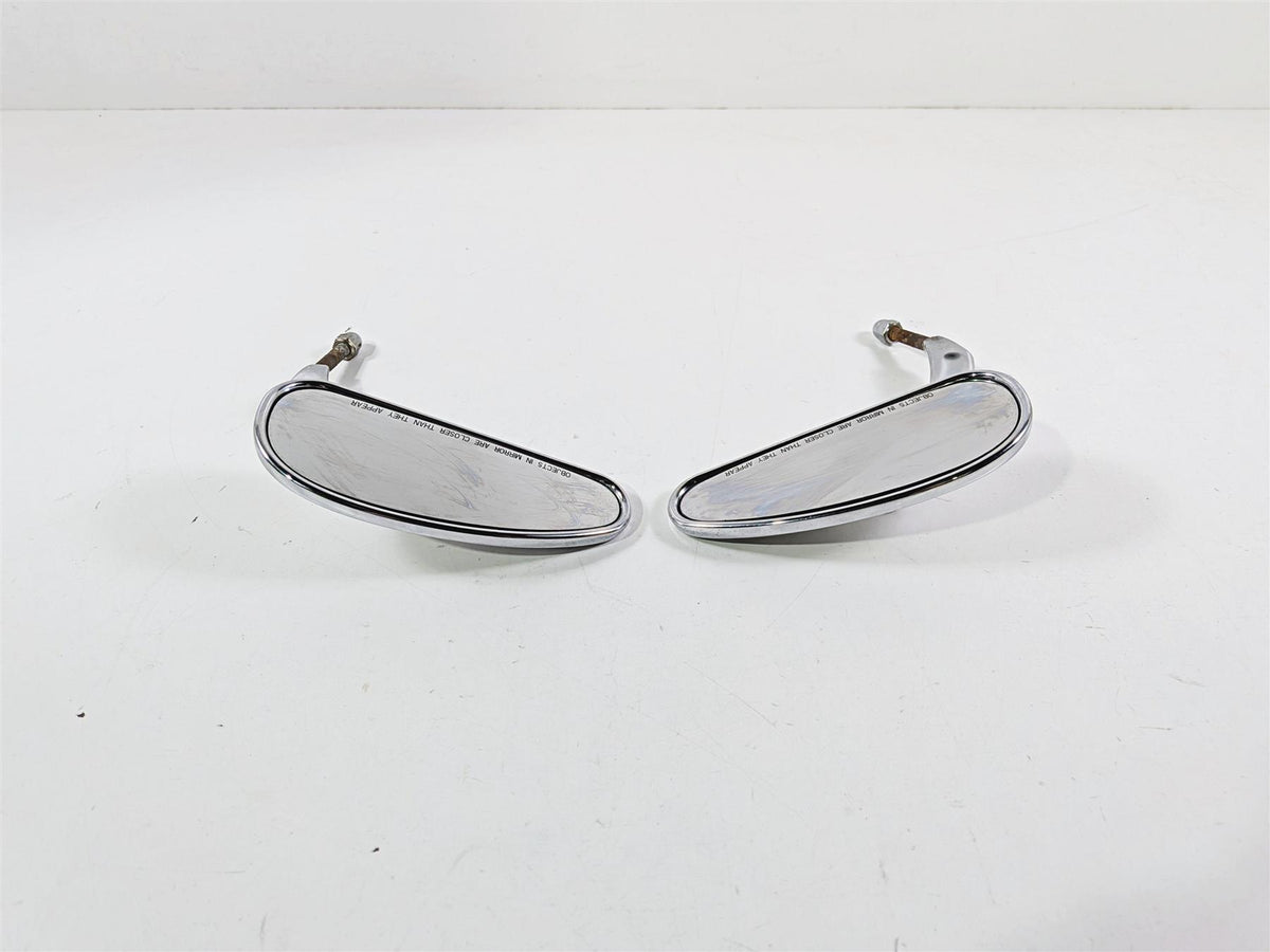 2008 Harley FXDSE CVO Dyna Teardrop Rear View Mirror Set 92344-08A 92345-08A-Mototech271