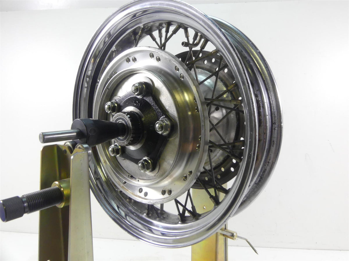 2003 Honda VTX1300 S Straight Spoke Rear Wheel Rim 15x3.5 - Read 42650-MEA-670 {{ shop.shopifyCountryName }} - Mototech271