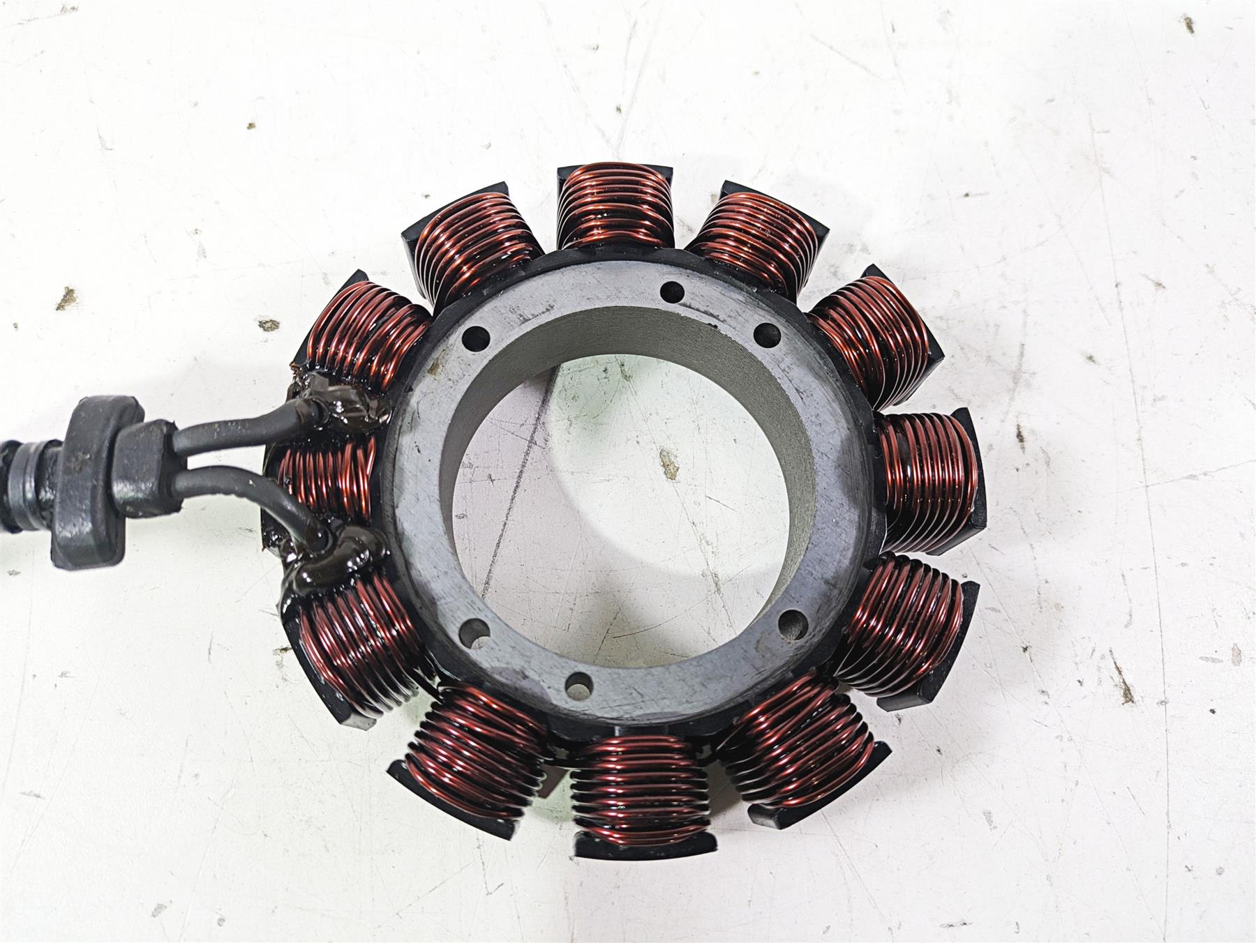 2003 Harley Touring FLHTCUI 100TH E-Glide Stator Alternator Generator 29987-02A {{ shop.shopifyCountryName }} - Mototech271