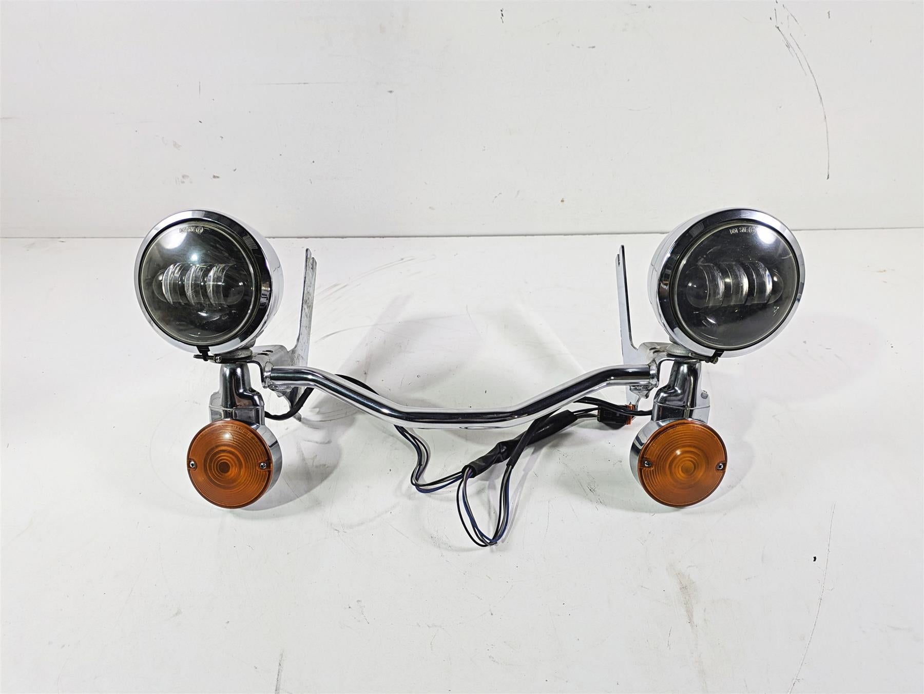1996 Harley Touring FLHTCUI Electra Glide Blinker Spot Light Set - Read 68712-94 | Mototech271