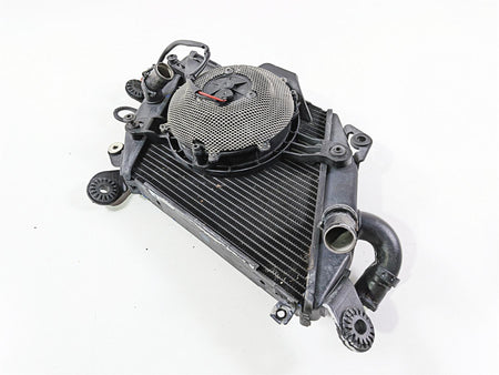 2015 Ducati Diavel Dark Left Coolant Radiator Fan Set 54840891B-Mototech271