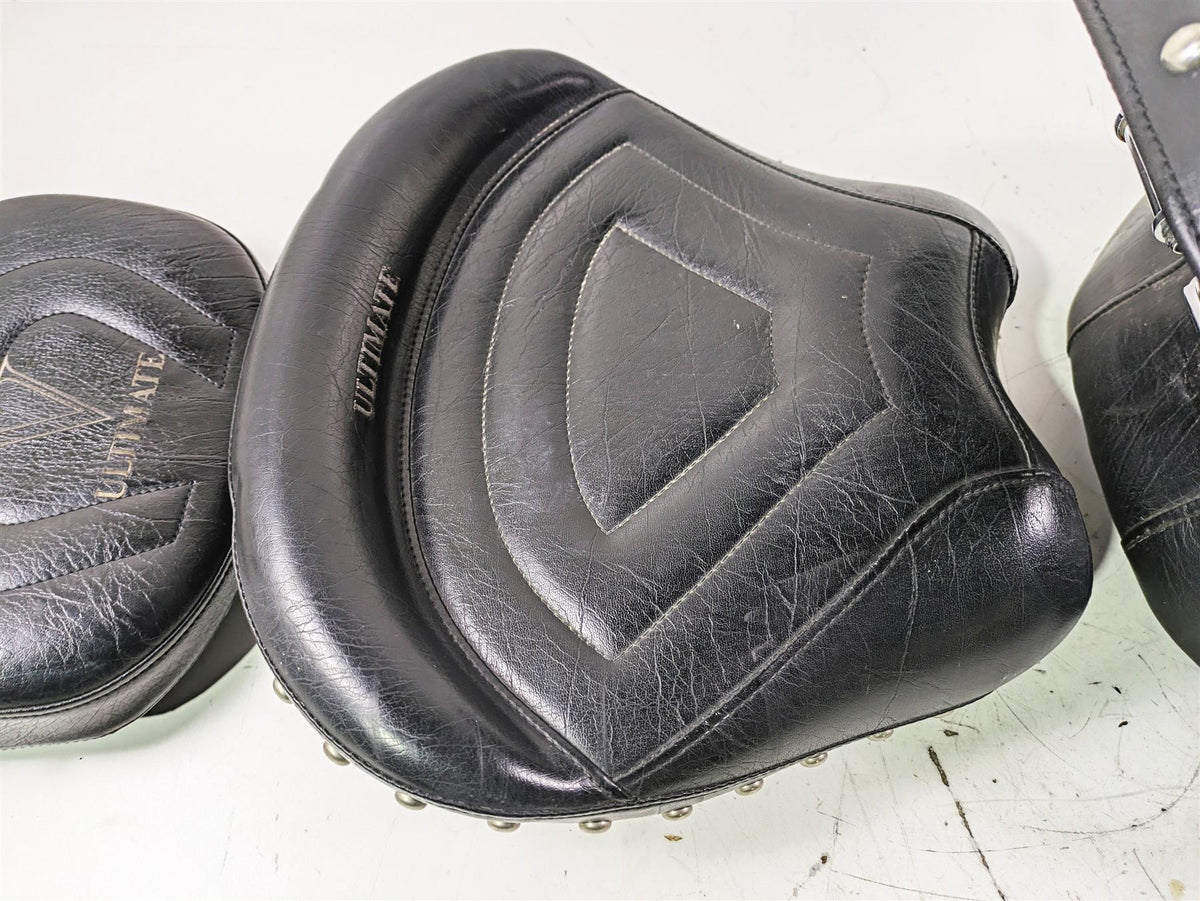 2002 Honda GL1500 CD Valkyrie Deluxe Ultimate Front Rear Lowrider Seat Saddle Set {{ shop.shopifyCountryName }} - Mototech271