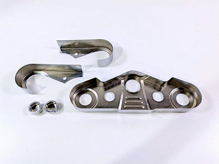 2003 Honda V-Twin VTX1800 C Kuryakyn Chrome Tripple Tree Cover Set 8681 {{ shop.shopifyCountryName }} - Mototech271
