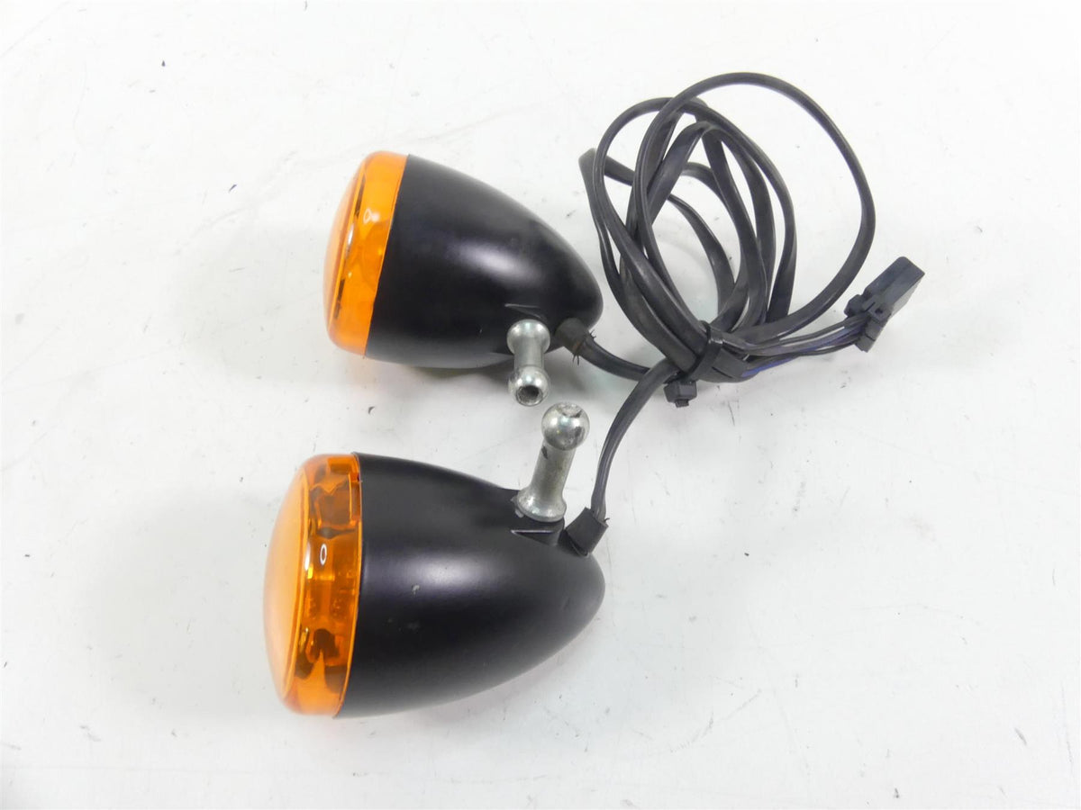 2007 Harley Sportster XL1200 Nightster Front Turn Signal Blinker Set 68972-00 {{ shop.shopifyCountryName }} - Mototech271