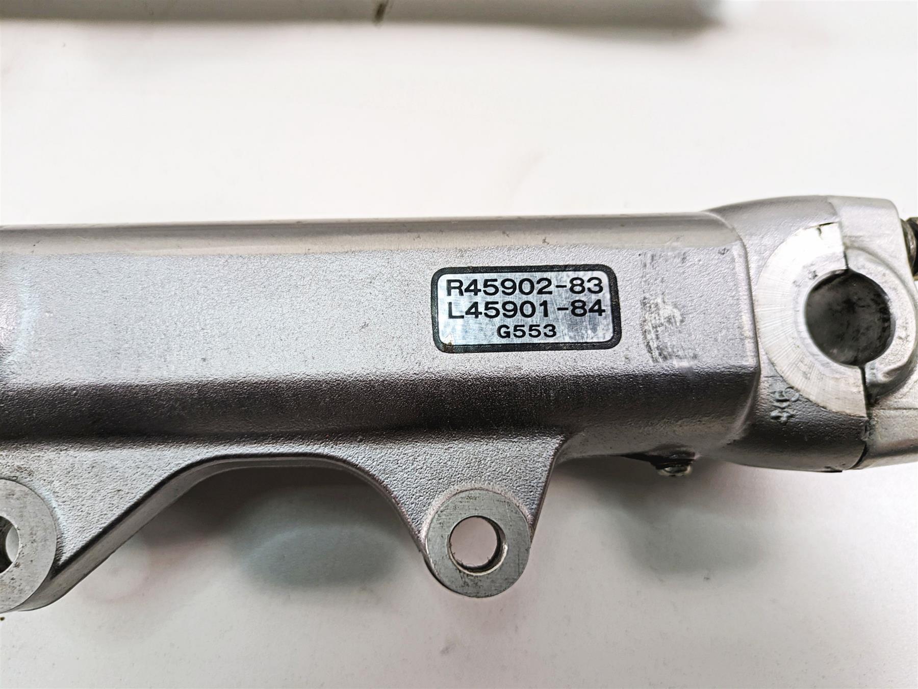 1986 Harley Sportster XLH 883 Straight Front Fork Legs 35mm 45900-84A 45901-84 {{ shop.shopifyCountryName }} - Mototech271