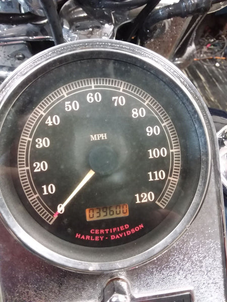 2002 Harley FLSTCI Softail Heritage Speedometer Gauge Instrument - 39K 67033-99A {{ shop.shopifyCountryName }} - Mototech271