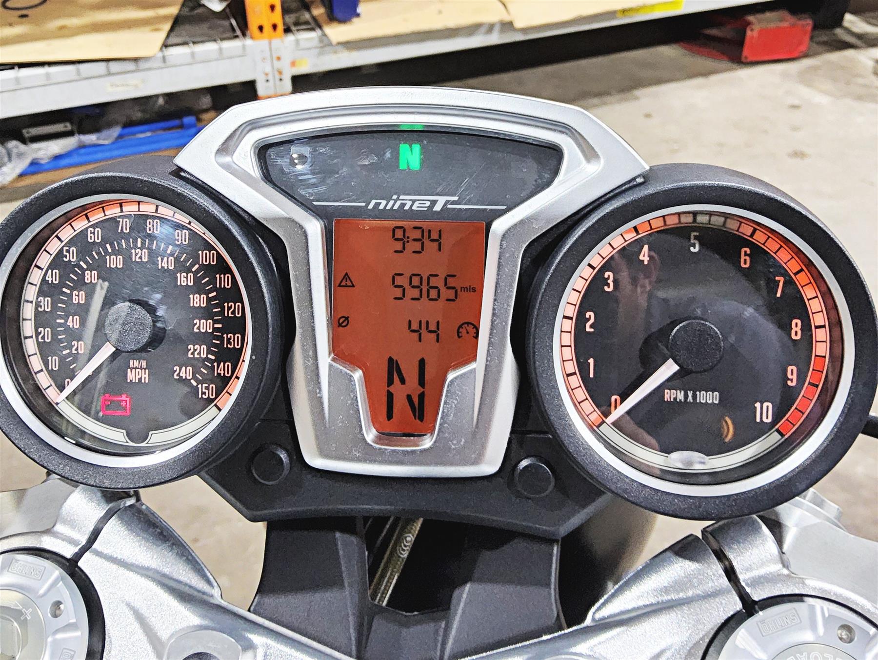 2014 BMW R nine T R9T K21 Speedometer Gauges Instrument 6K 62118554832 8550064 {{ shop.shopifyCountryName }} - Mototech271