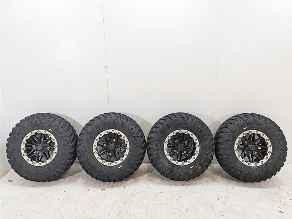 2022 Kawasaki Teryx KRX KRF 1000 SE 15x8 Front Rear Wheel Ocelot Aurora Tire Set 49058-0729-397 {{ shop.shopifyCountryName }} - Mototech271