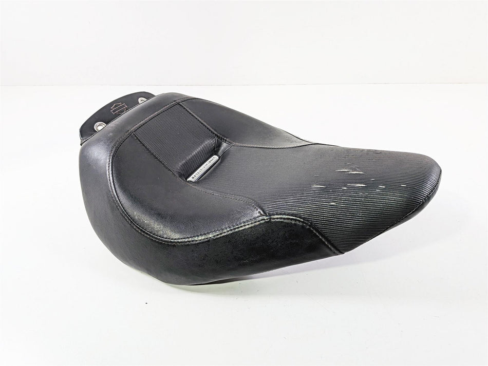 2014 Harley FXSB Softail Breakout Front Driver Seat Saddle 52000096-Mototech271