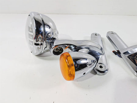 2014 Harley Touring FLHTK Electra Glide Front Spot Light Blinker Set 68000021 68000022-Mototech271