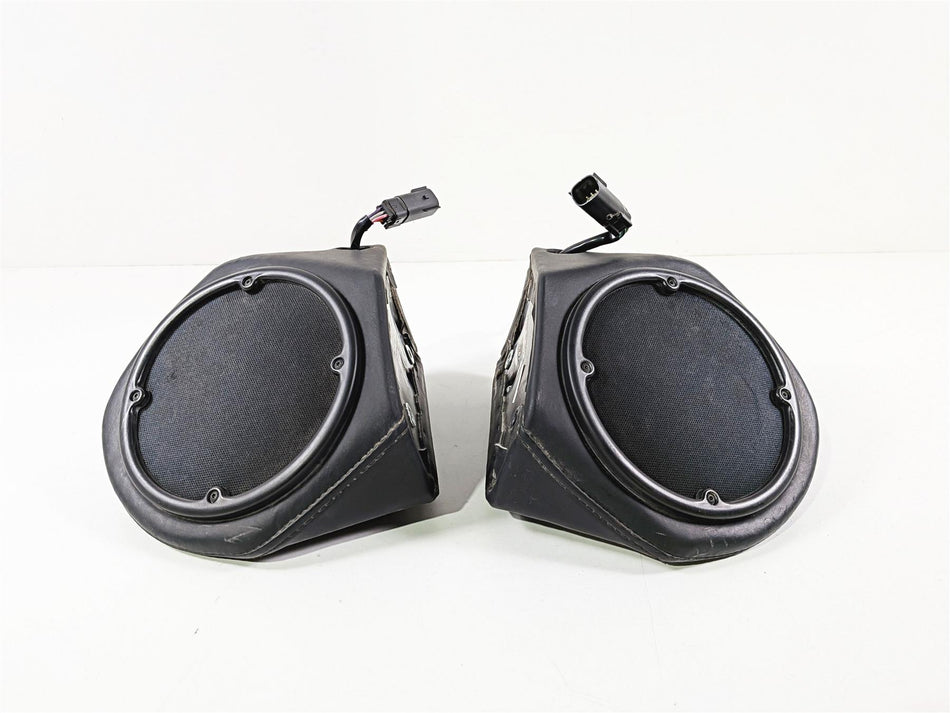 2011 Harley Touring FLHTCU CVO Electra Glide Trunk Speakers 76301-08A 76284-08A-Mototech271