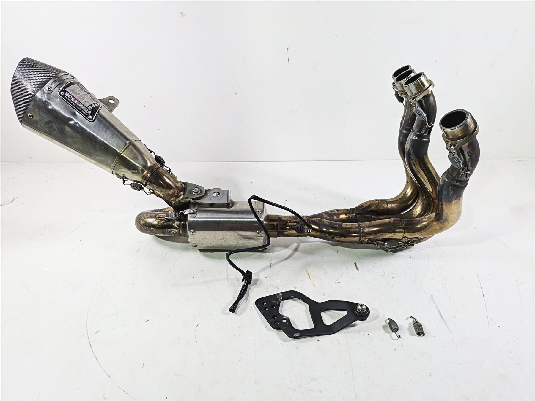 2008 Suzuki GSXR600 Yoshimura Full Header Muffler Exhaust System Set R55 R-55 {{ shop.shopifyCountryName }} - Mototech271
