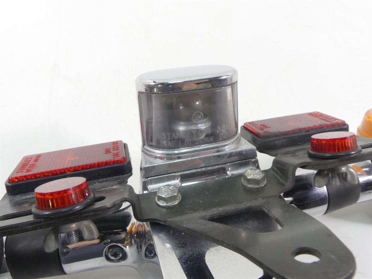 2003 Honda VT1100 C2 Shadow Sabre Rear Blinker Plate Holder Set 33600-MBA-612 {{ shop.shopifyCountryName }} - Mototech271