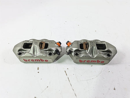 2019 Triumph Speed Triple RS 1050 Brembo M4 Front Brake Calipers 100mm T2023530 {{ shop.shopifyCountryName }} - Mototech271