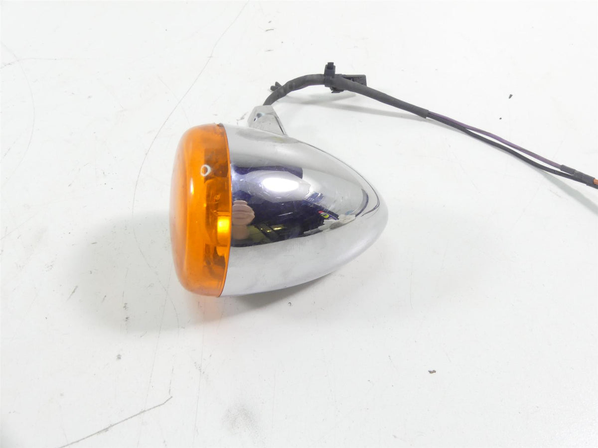 2004 Harley Softail FLSTFI Fat Boy Left Rear Chrome Blinker - Read 68977-00 {{ shop.shopifyCountryName }} - Mototech271