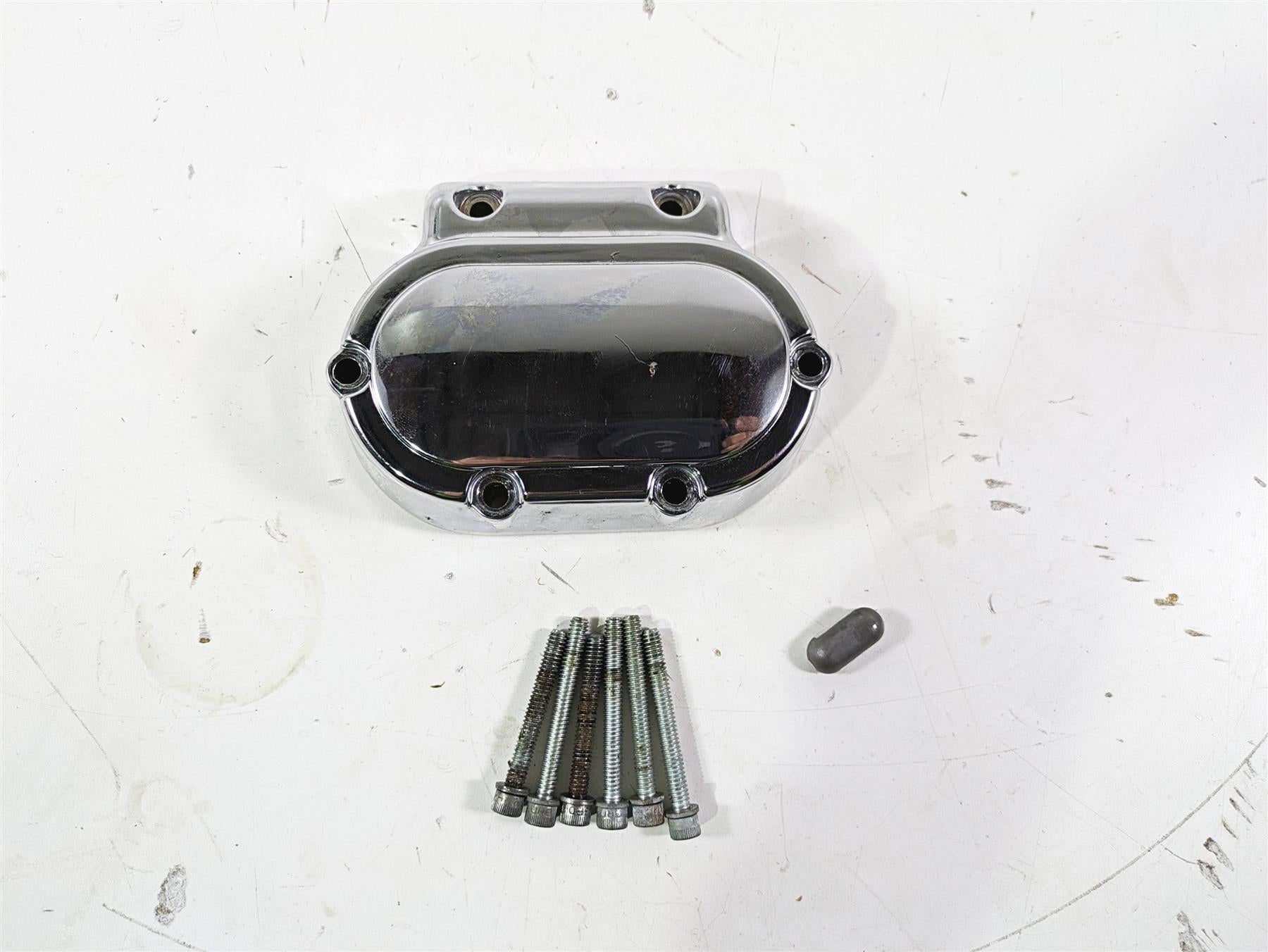 1999 Harley Dyna FXDL Low Rider Clutch Release Chrome Cover & Line 37105-99 {{ shop.shopifyCountryName }} - Mototech271