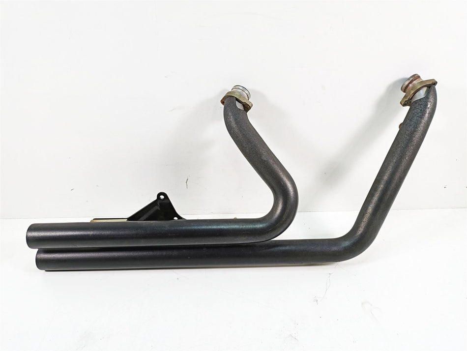 2009 Harley FXDF Dyna Fat Bob True Dual Straight Shot Exhaust System & Baffles {{ shop.shopifyCountryName }} - Mototech271