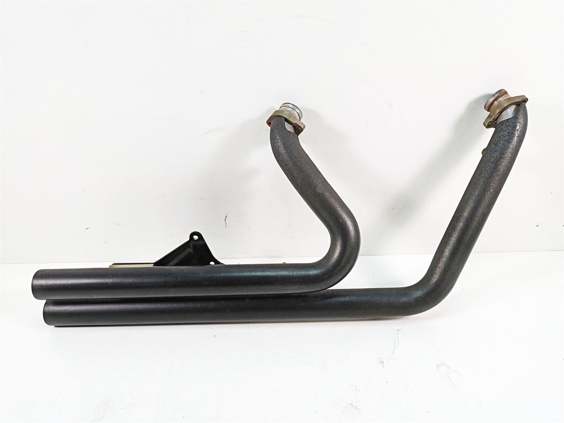 2009 Harley FXDF Dyna Fat Bob True Dual Straight Shot Exhaust System & Baffles | Mototech271