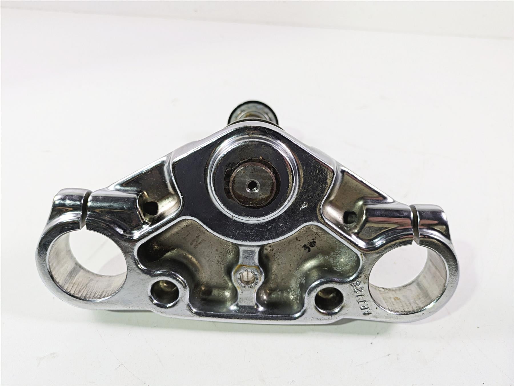 2008 Harley FXCWC Softail Rocker Lower Triple Tree Steering Clamp 46638-08 {{ shop.shopifyCountryName }} - Mototech271
