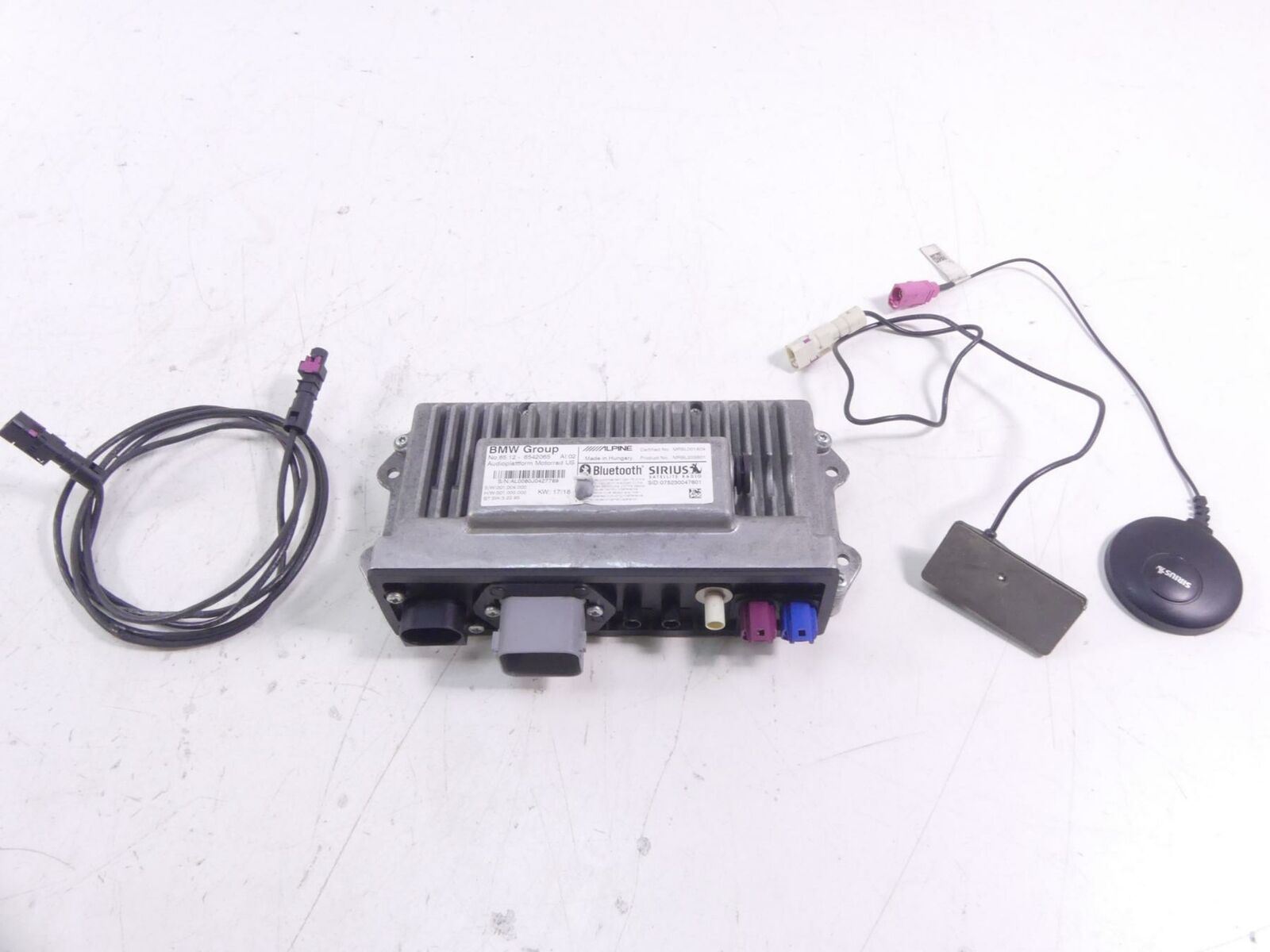 2018 BMW K1600 Bagger Radio Alpine Stereo Module Amplifier Amp Set 65128542065 {{ shop.shopifyCountryName }} - Mototech271